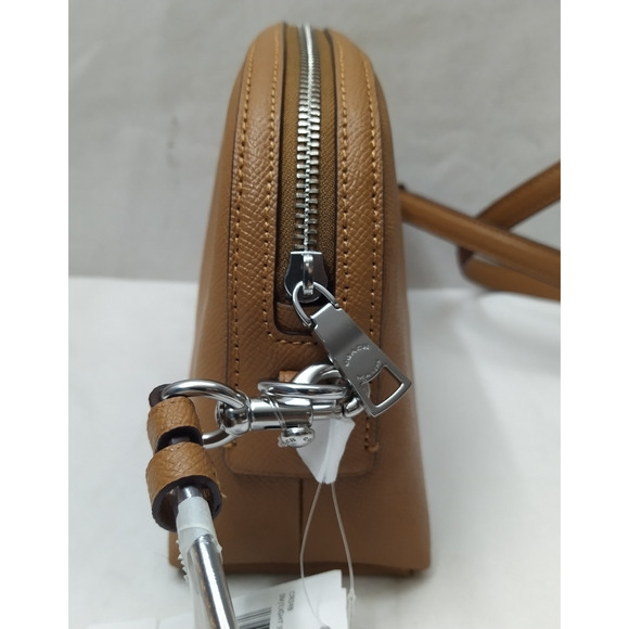 Coach Brown Leather Zipper Closure Crossbody Bag - NWT $328 - Picture 8 of 16